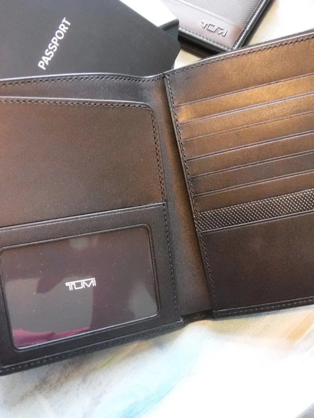 TUMI Passport Case With ID NWT